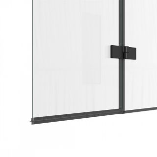 Шторка на ванну 80х140 см Maretti Valentina VA41R8014097-560, профиль черный